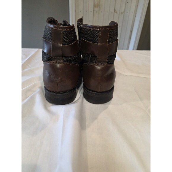 Bar III Devin ankle boots leather and tweed upper with a double closure sz 13 main image 5